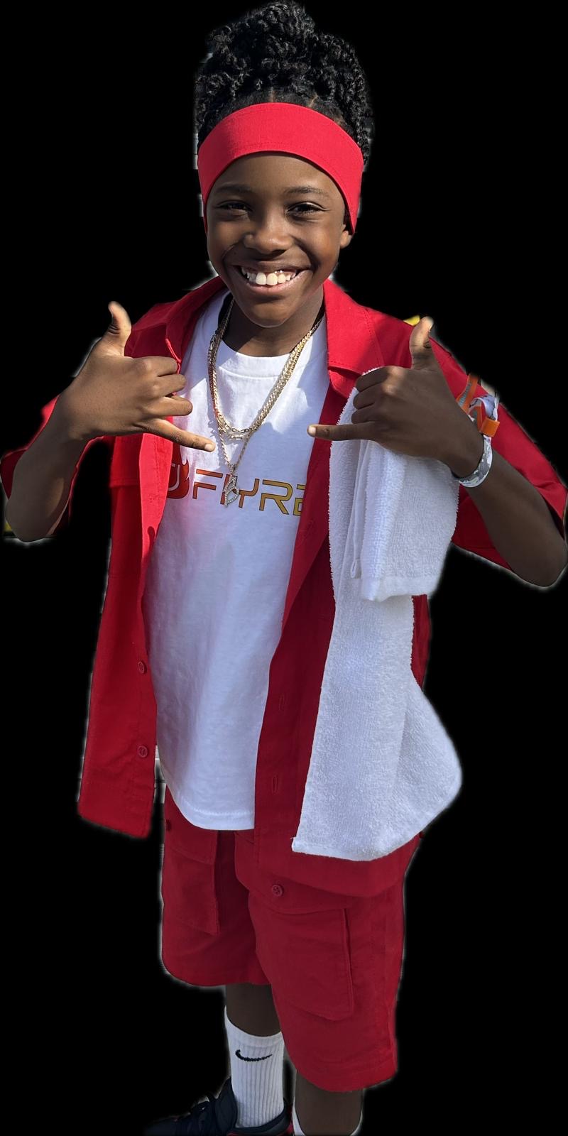 Official headshot of Caribbean Winterfest performer, 10 year old JFiyre.