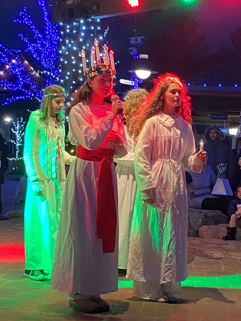 Toronto Swedish Children's Choir performing their holiday pageant live on the Subaru Stage