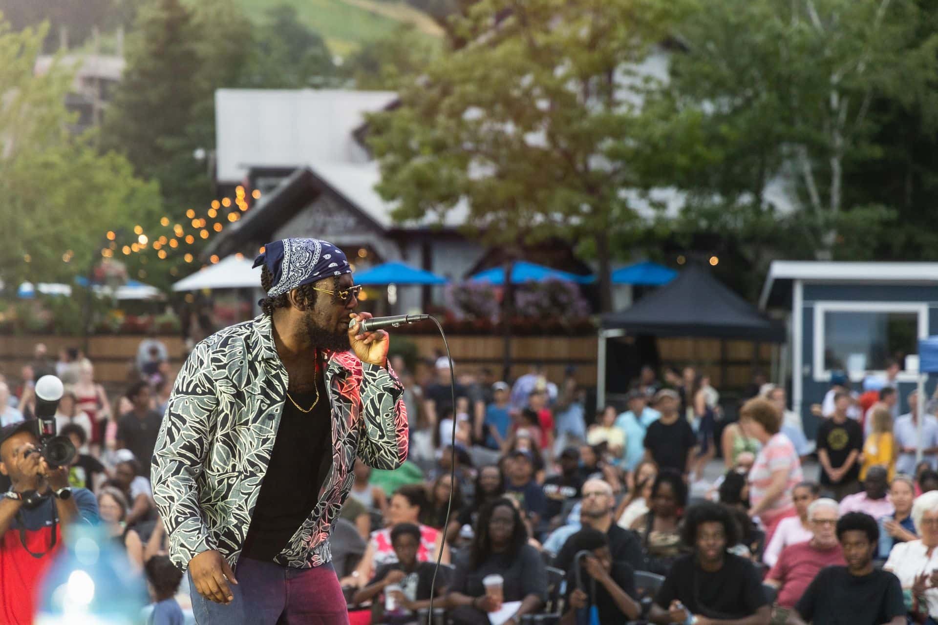 Reggae legend, King Cruff, performing live on the Subaru Stage during Reggae On The Mountain 2025.
