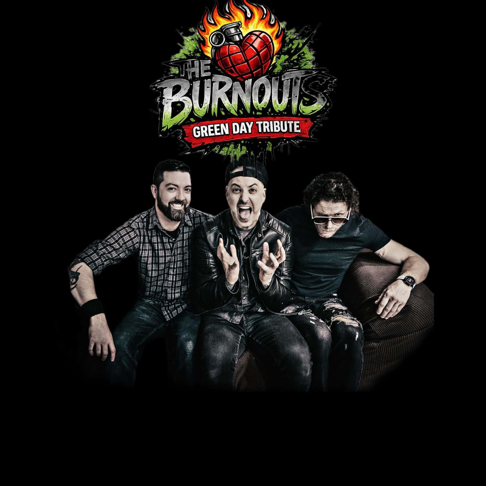 Official promo image for The Burnouts Green Day Tribute Band