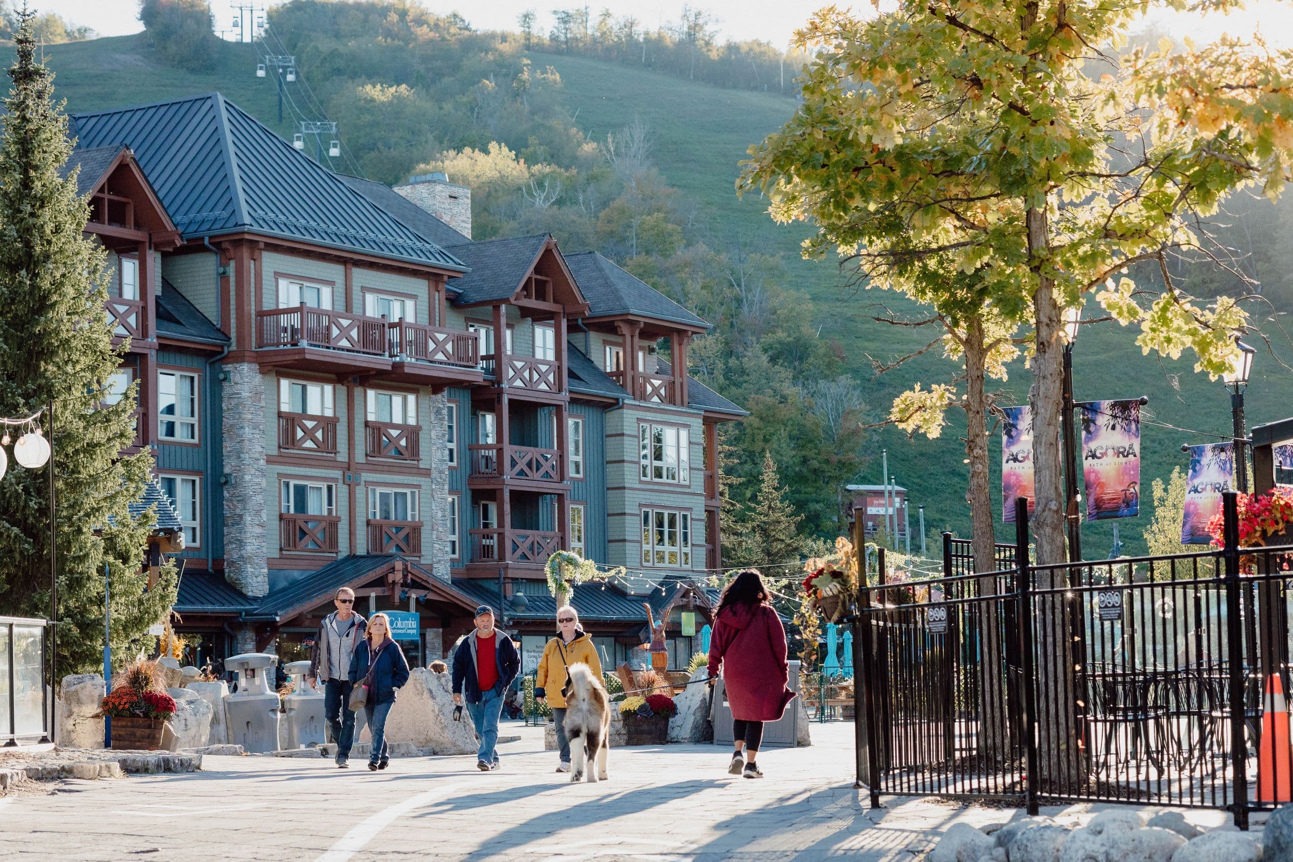 A lovely summer day in the village.