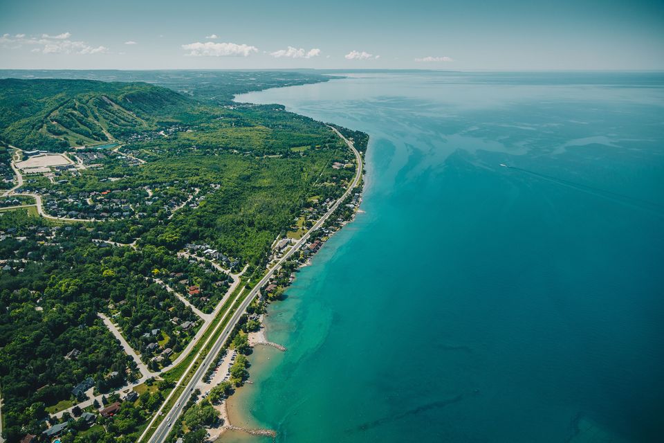 Aerial Photo - Explore Blue