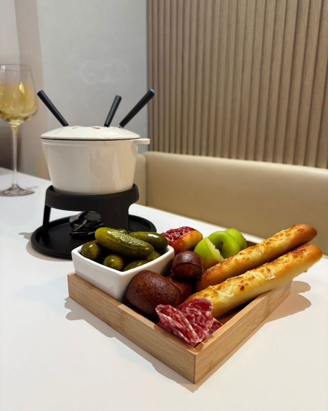 This Winter, enjoy the fondue for two special at Greekery Cafe.