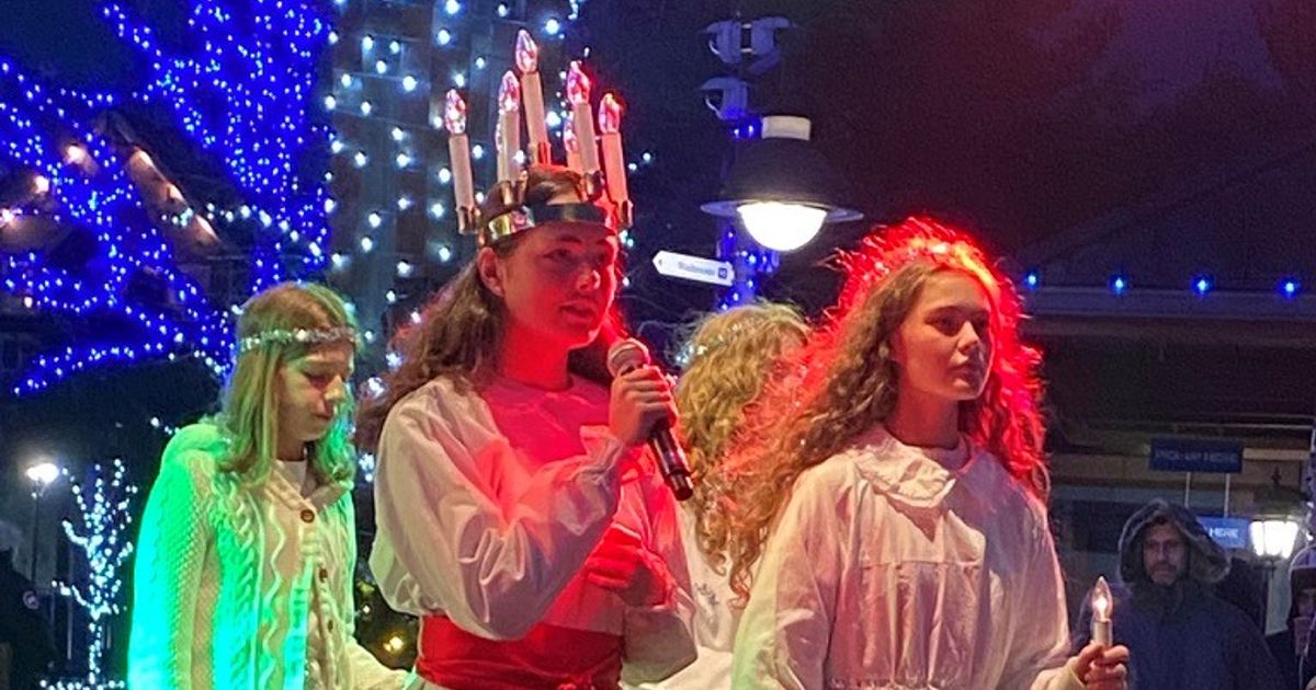 Toronto Swedish Children's Choir performing their holiday pageant live on the Subaru Stage