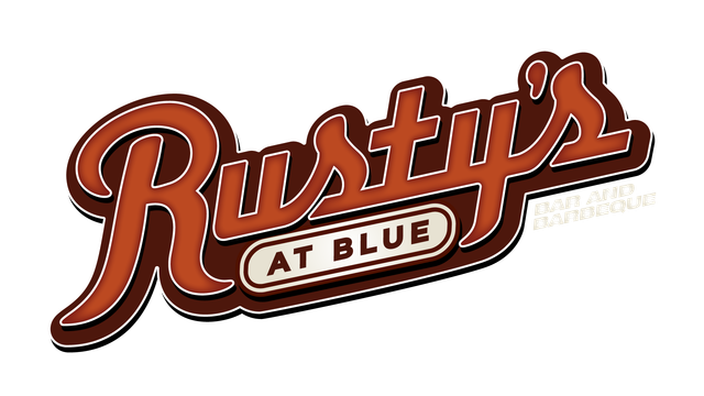 Official logo for Rusty's at Blue